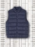 Tepitud vest - tumesinine - SINSAY - small4