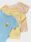 T-särk, 3 tk - kollane - SINSAY - small2