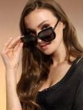 Square sunglasses - Schwarz - SINSAY - small1