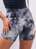 Ποδηλατικό σορτς tie-dye - ανοιχτό γκρι - SINSAY - small1