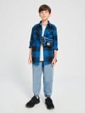 Karirana košulja - plava - SINSAY - small6