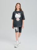 Короткі легінси Hello Kitty - чорний - SINSAY - small5