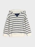 Prugasta dukserica - krem - SINSAY - small2