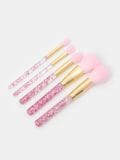 Set di pennelli per trucco - rosa pastello - SINSAY - small3