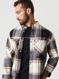 Πουκάμισο comfort fit - σκουρο καφέ - SINSAY - small1