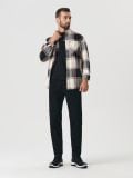 Πουκάμισο comfort fit - σκουρο καφέ - SINSAY - small2