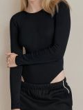 Body z długim rękawem - czarny - SINSAY - small14