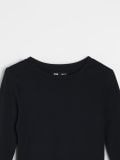 Body z długim rękawem - czarny - SINSAY - small6