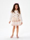 сукња од тила - krem - SINSAY - small5