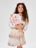 сукња од тила - krem - SINSAY - small7