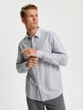 Сорочка regular fit - сірий - SINSAY - small2