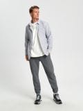 Сорочка regular fit - сірий - SINSAY - small3