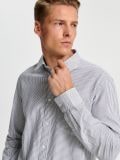 Сорочка regular fit - сірий - SINSAY - small4