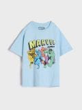 Majica Marvel - svetlo modra - SINSAY - small3