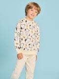 Kapuutsiga dressipluus Snoopy - kreemvalge - SINSAY - small1