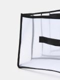 Tekstilni organizator sa pregradama za fioku - crno - SINSAY - small2