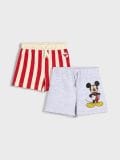 Komplet od 2 para kratkih pantalona Mickey Mouse - svetlo siva - SINSAY - small1