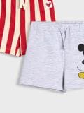 Komplet od 2 para kratkih pantalona Mickey Mouse - svetlo siva - SINSAY - small10