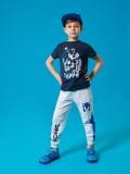 Boxy majica - mornarsko plava - SINSAY - small2