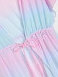 Pončo tie-dye - večbarvna - SINSAY - small2
