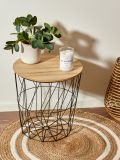 Table with storage function - black - SINSAY - small1