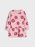 Kleid mit Schößchen - Pastellrosa - SINSAY - small1