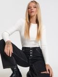 Keskmise vöökohaga straight teksapüksid - hall - SINSAY - small1