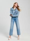 Kavbojke straight low waist - modra - SINSAY - small1