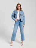 Kavbojke straight low waist - modra - SINSAY - small3