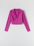 Rebrast crop top - vijolična - SINSAY - small4