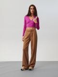 Rebrast crop top - vijolična - SINSAY - small2