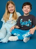 Koszulka Smerfy - szary - SINSAY - small1