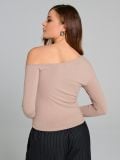 Лонгслів basic - бежевий - SINSAY - small2