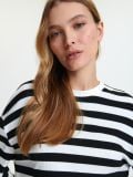 Črtasta bluza - krema - SINSAY - small5
