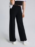 Püksid wide leg - must - SINSAY - small3