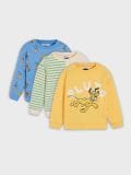 Σετ με 3 φούτερ Mickey Mouse - κρεμ - SINSAY - small1