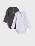 Bodi, 2 tk - kahvatusinine - SINSAY - small1