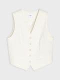 Gilet da abito - panna - SINSAY - small3