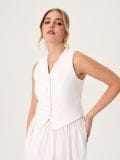 Kostüümi vest - kreemvalge - SINSAY - small5