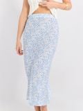 Fustă maxi cu flori - multicolor - SINSAY - small1