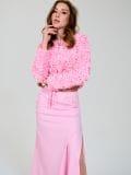 Midi suknja na vezanje - roze - SINSAY - small4