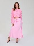 Midi suknja na vezanje - roze - SINSAY - small5