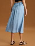 Midi krilo iz liocela - svetlo modra - SINSAY - small2
