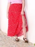 Lilleline midipikkuses seelik PLUS SIZE - punane - SINSAY - small4