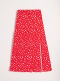 Lilleline midipikkuses seelik PLUS SIZE - punane - SINSAY - small5