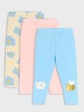 Komplet od 3 para helanki - nude - SINSAY - small1
