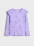 Pikkade varrukatega T-särk - lilla - SINSAY - small3