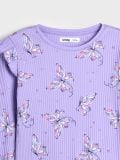 Pikkade varrukatega T-särk - lilla - SINSAY - small5