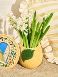 Чохол на горщик для квітів - жовтий - SINSAY - small1