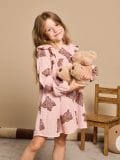 Haljina s volanima - prljavo roze - SINSAY - small1